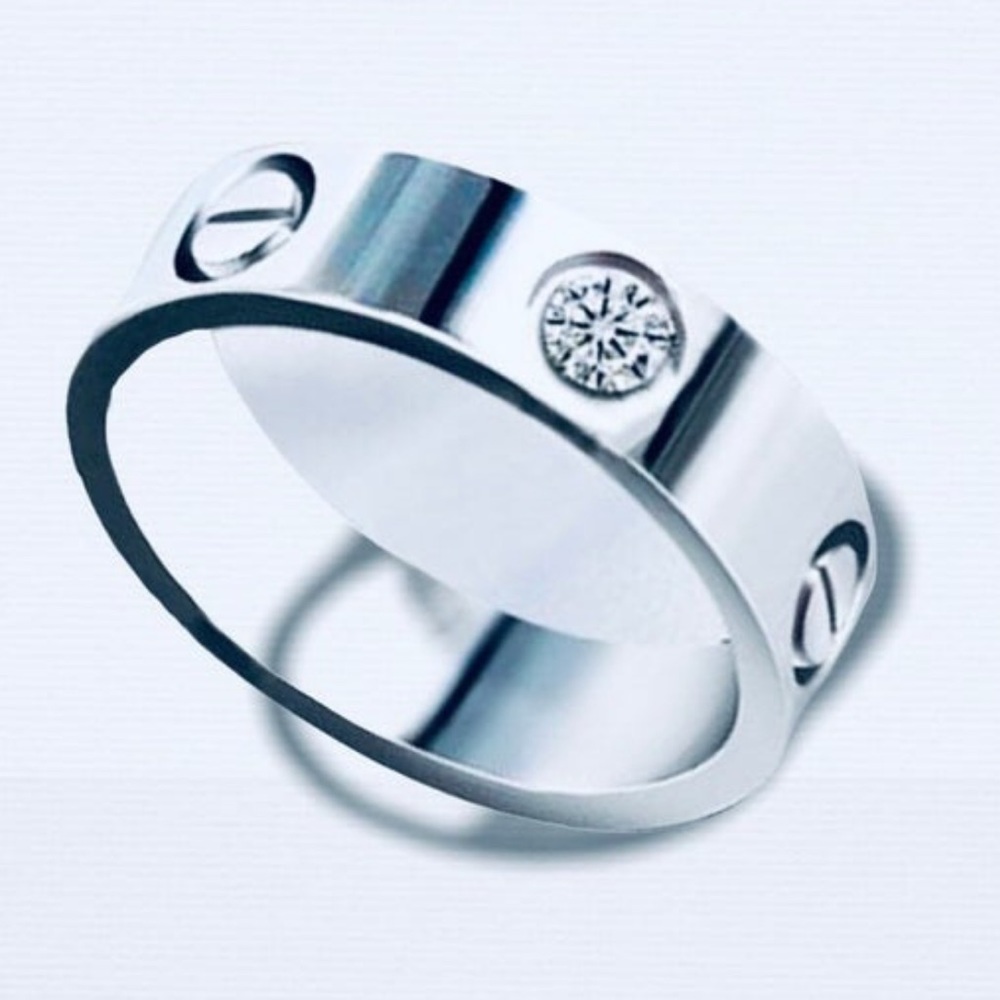 Stackable Love Ring With Gemstones - image 3